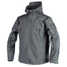 Tactical Windbreaker Jacket - Men's Hooded Outdoor-Windbreakers-Chaps London-Grey-S-Chaps London