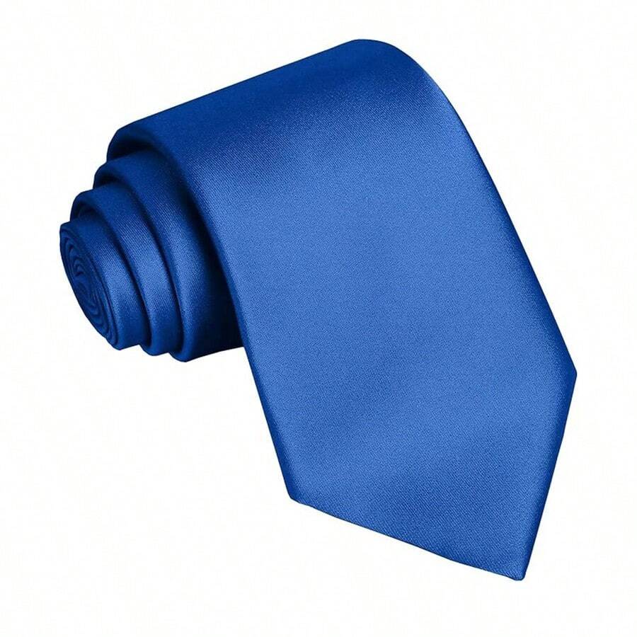 Tie - Men's Plain Colour 8 cm Business-Neckties-Chaps London-Chaps London