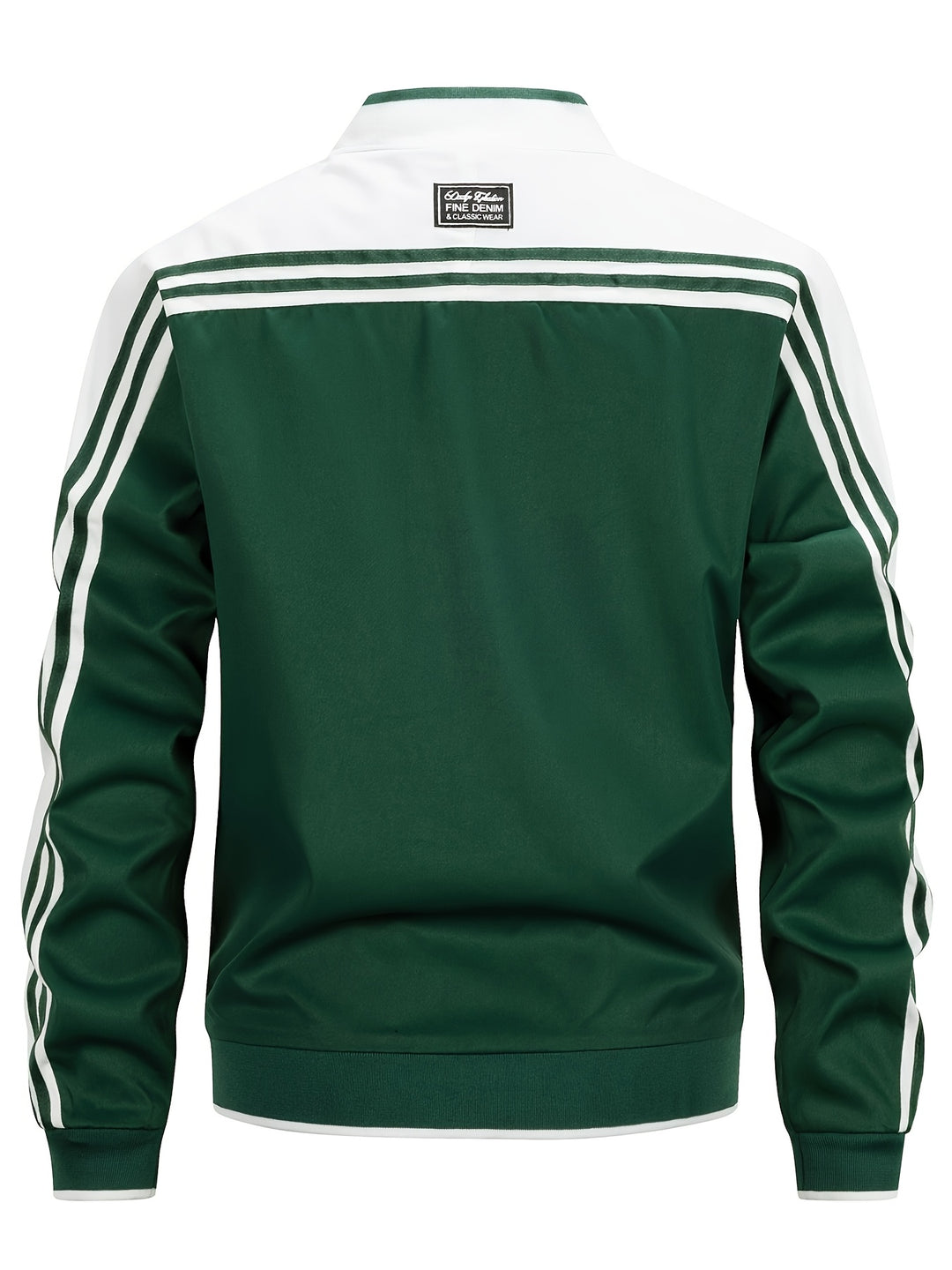Track Jacket - Men's Striped Zip Up Sport Jacket-Men’s Tracksuit Jacket-Chaps London-Chaps London