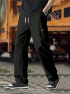 Track Pants | Drawstring | Leisure | Straight Leg Pants | Men's Trousers-Broek man-Chaps London-Chaps London