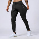 Track Pants - Drawstring - Skinny - Joggers - Gym Pants Men-Men's Jogging Pants-Chaps London-Black-XS-Chaps London