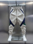 Track Pants | Elastic Waist | Sport | Cuffed Pants | Joggers for Men-Men’s Track Pants-Chaps London-Beige-S-Chaps London