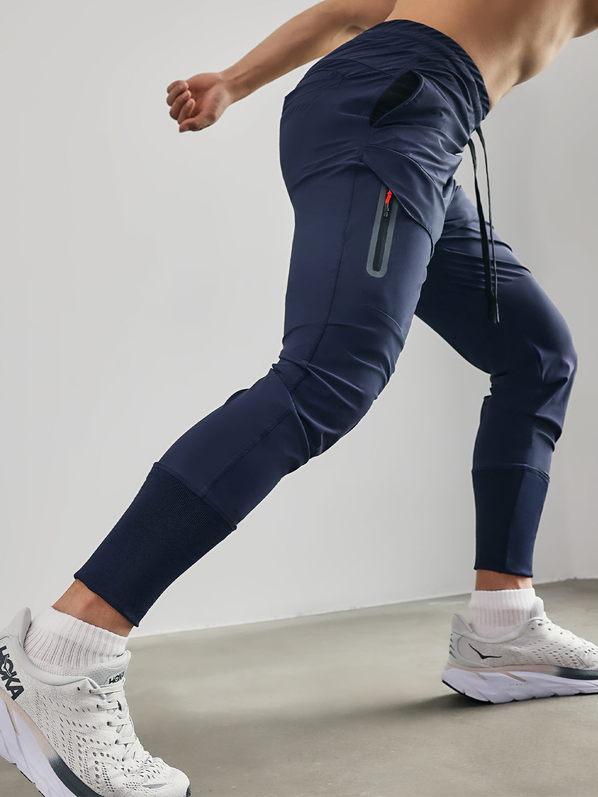 Track Pants - Men's Elastic Waist Stretchy Activewear Joggers-Broeken-Chaps London-Chaps London