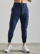 Track Pants - Men's Elastic Waist Stretchy Activewear Joggers-Broeken-Chaps London-Chaps London