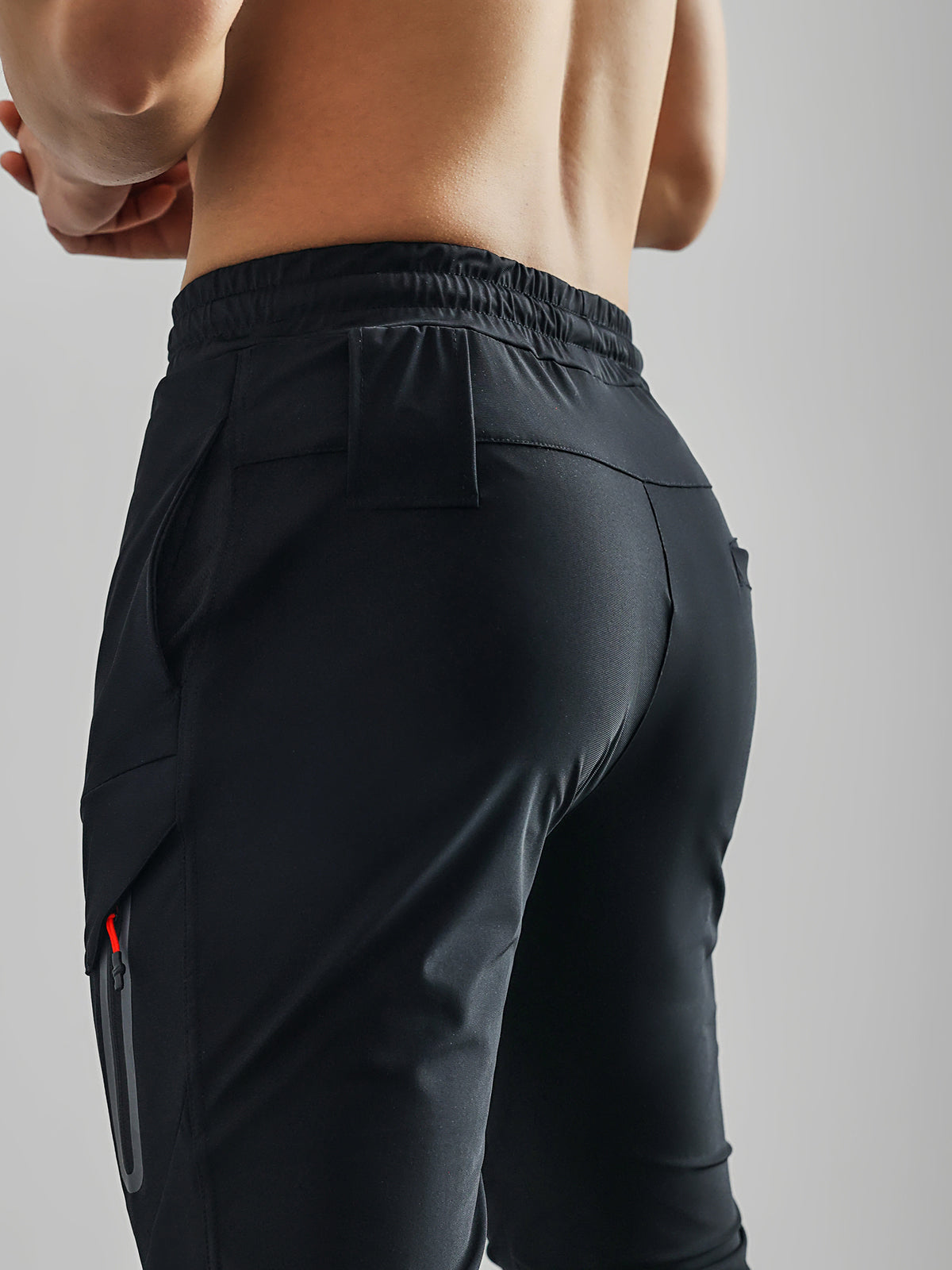 Track Pants - Men's Elastic Waist Stretchy Activewear Joggers-Broeken-Chaps London-Chaps London