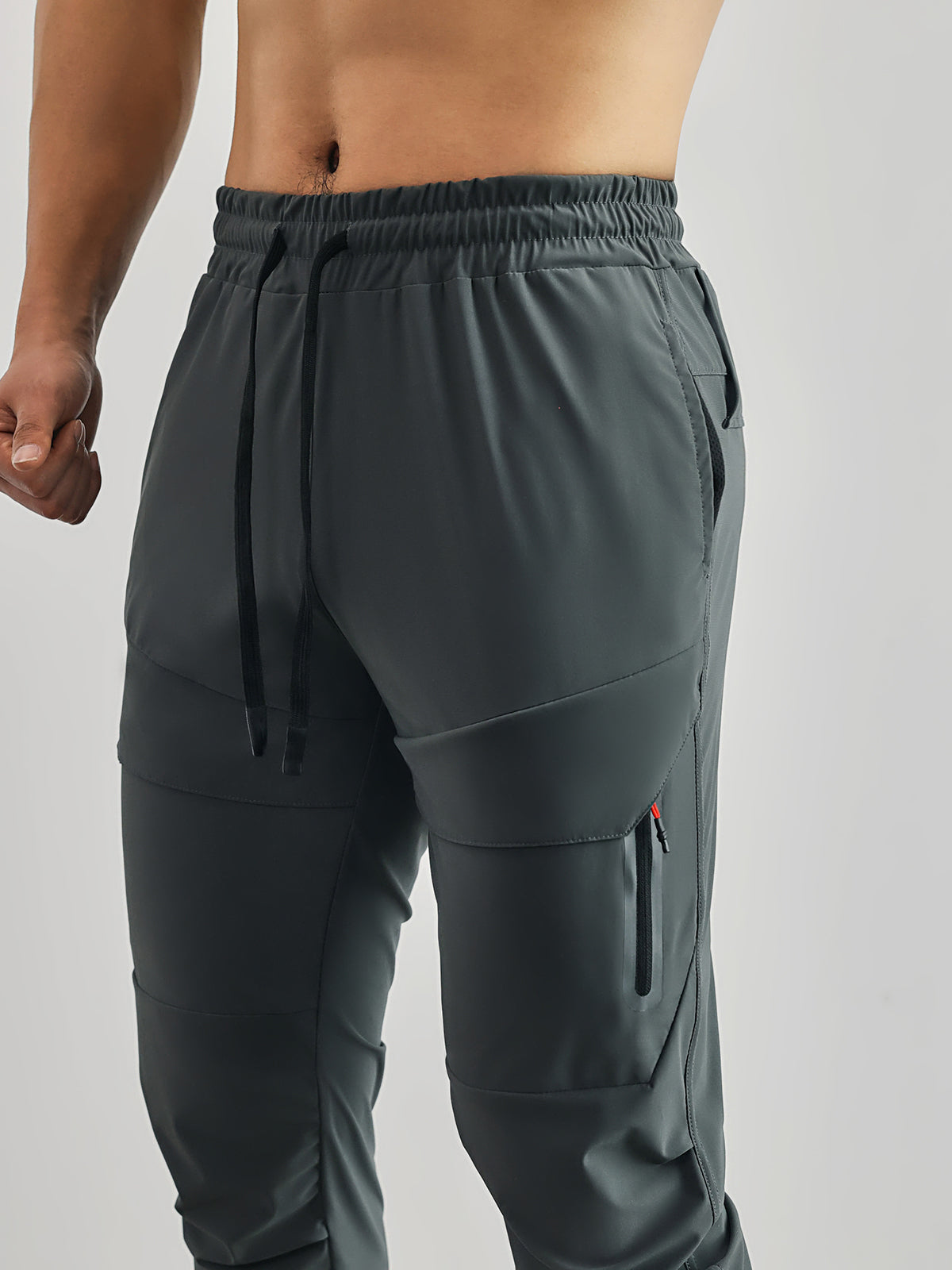Track Pants - Men's Elastic Waist Stretchy Activewear Joggers-Broeken-Chaps London-Chaps London
