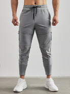 Track Pants - Men's Elastic Waist Stretchy Activewear Joggers-Broeken-Chaps London-Chaps London