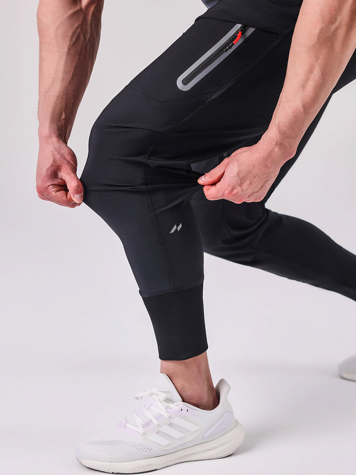 Track Pants - Men's Elastic Waist Stretchy Activewear Joggers-Broeken-Chaps London-Chaps London