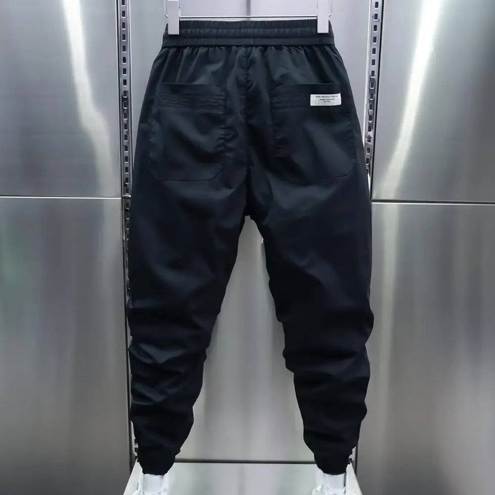 Track Pants - Men's Lightweight Drawstring Baggy Joggers-Men's Jogging Pants-Chaps London-Chaps London
