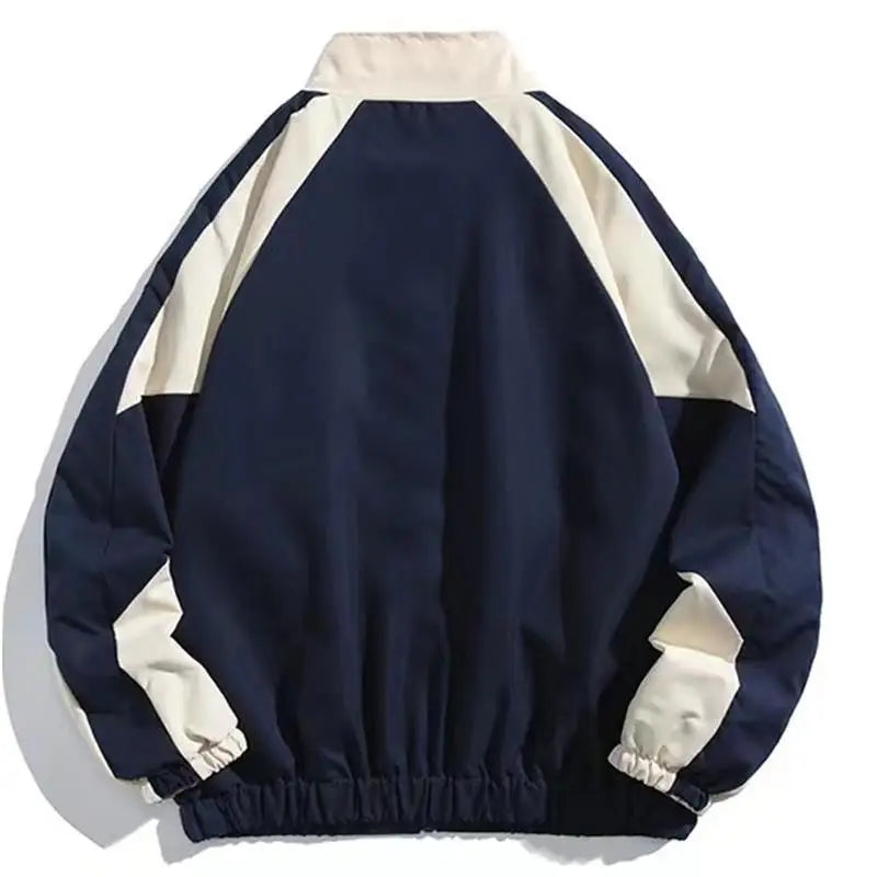 Tracksuit Jacket - Men's Oversized Zip Up Windbreaker-Men's Windbreaker Jacket-Chaps London-Chaps London
