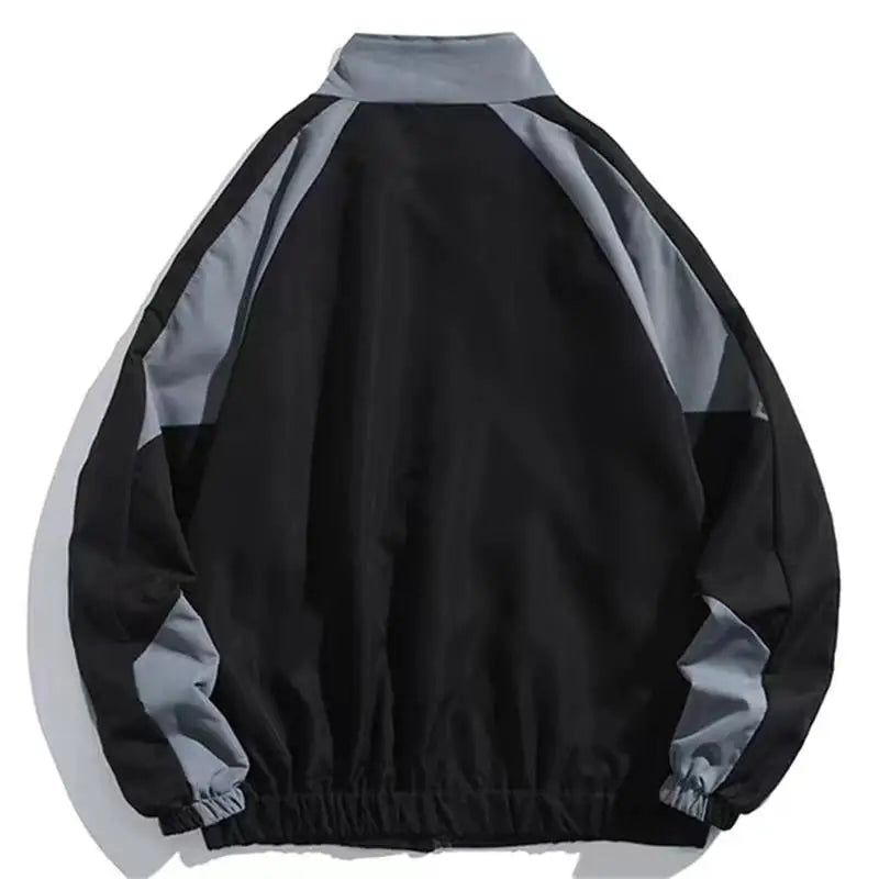 Tracksuit Jacket - Men's Oversized Zip Up Windbreaker-Men's Windbreaker Jacket-Chaps London-Chaps London