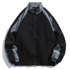 Tracksuit Jacket - Zip-Up - Oversized - Windbreaker Jacket - Men's Jacket-Men's Windbreaker Jacket-Chaps London-Gray-S-Chaps London