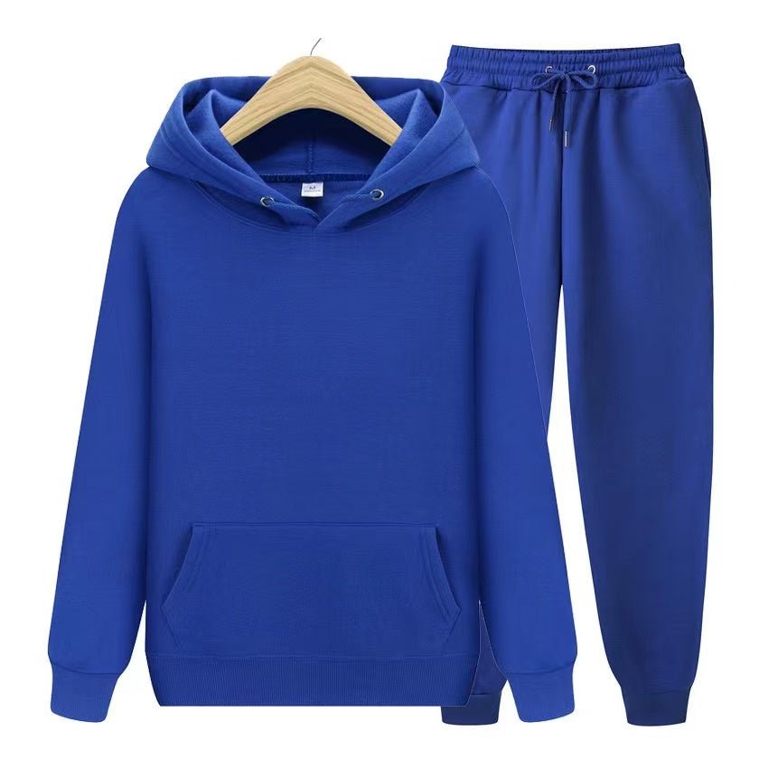Tracksuit - Men's Hoodie and Jogger Set-Outfit Sets-Chaps London-Blue-S-Chaps London