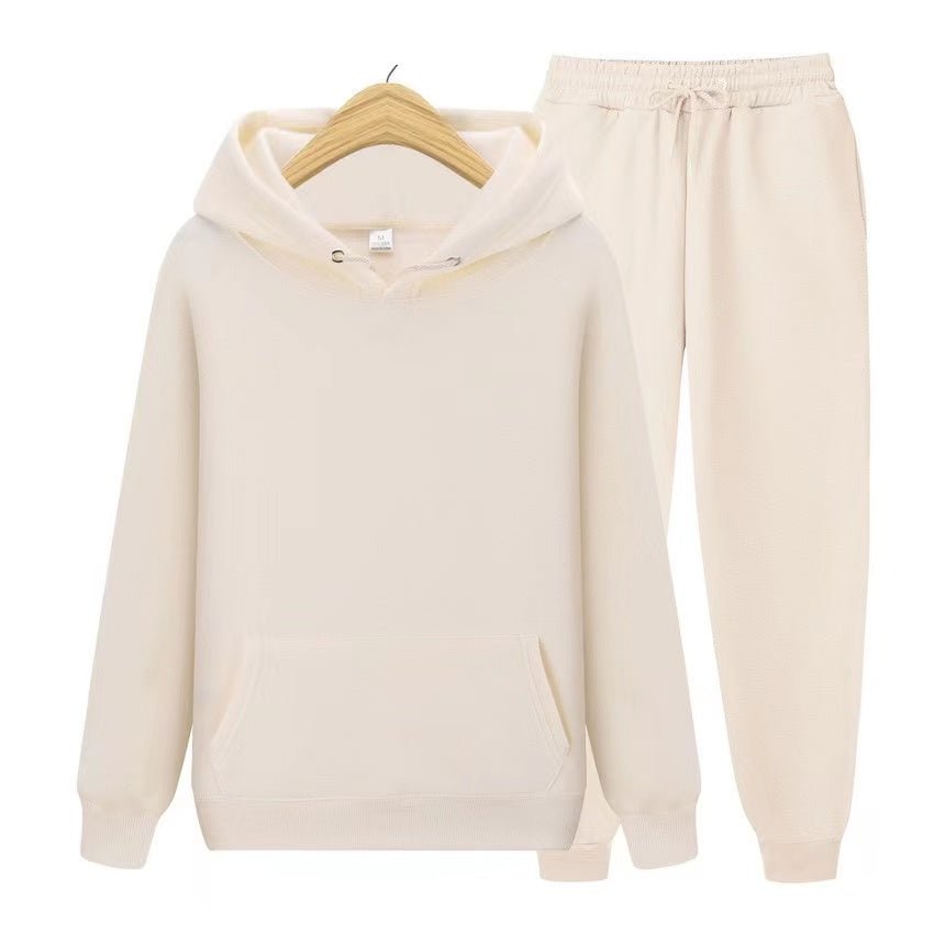 Tracksuit - Men's Hoodie and Jogger Set-Outfit Sets-Chaps London-Khaki-S-Chaps London