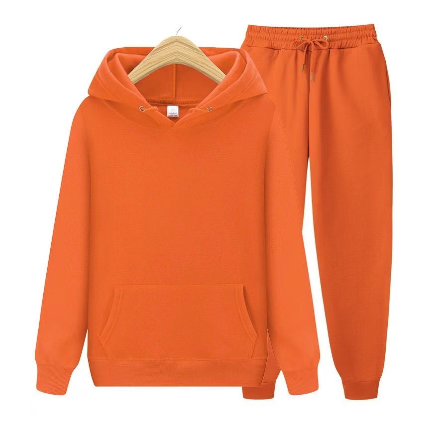 Tracksuit - Men's Hoodie and Jogger Set-Outfit Sets-Chaps London-Orange-S-Chaps London