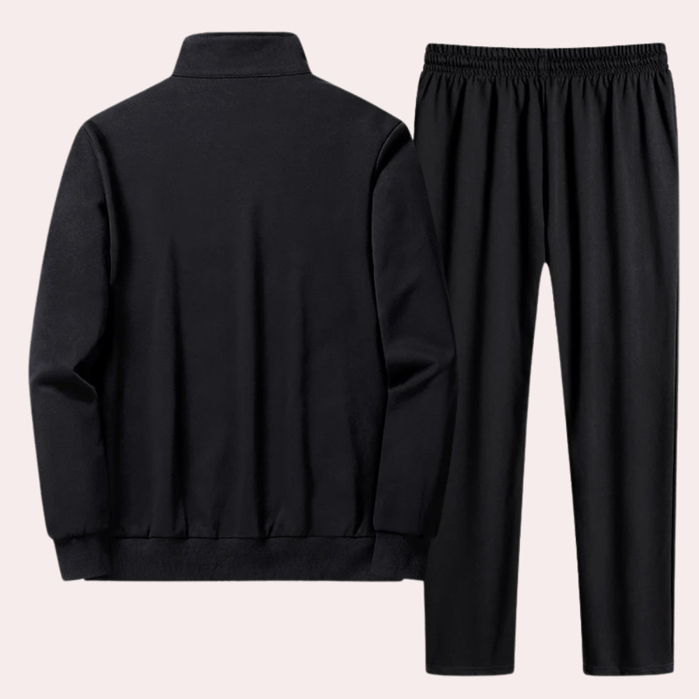 Tracksuit - Men's Zip Up Two Piece Set-Fashion Men Tracksuit All-year-Chaps London-Chaps London