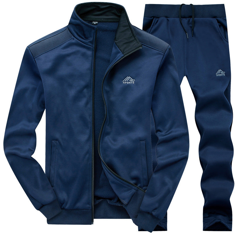 Tracksuit | Slim Fit | Zip-Up | Men's Tracksuit | Men's Sportswear Sets-Tracksuit-Chaps London-Blue-L-Chaps London