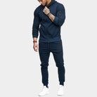 Tracksuit | Zip Up | Two-Piece | Jogging Set | Men's Co-Ord Set-Melvin Joggingspak-Chaps London-Blue-S-Chaps London
