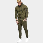 Tracksuit | Zip Up | Two-Piece | Jogging Set | Men's Co-Ord Set-Melvin Joggingspak-Chaps London-Green-S-Chaps London