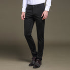 Trousers - Men's Slim Fit Stretch Smart Casual-Trousers-Chaps London-Chaps London