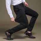 Trousers - Men's Slim Fit Stretch Smart Casual-Trousers-Chaps London-Chaps London