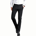 Trousers - Men's Slim Fit Stretch Smart Casual-Trousers-Chaps London-Chaps London