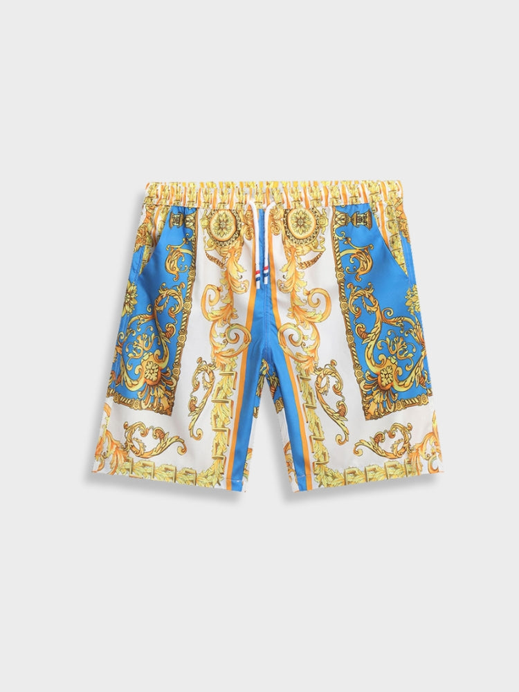 Two-Piece Set | Short Sleeve | Button-Up | Co-Ord Set | Men's Summer Clothes-Baroque Summer Set-Chaps London-Chaps London