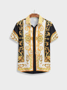 Two-Piece Set | Short Sleeve | Button-Up | Co-Ord Set | Men's Summer Clothes-Baroque Summer Set-Chaps London-Chaps London
