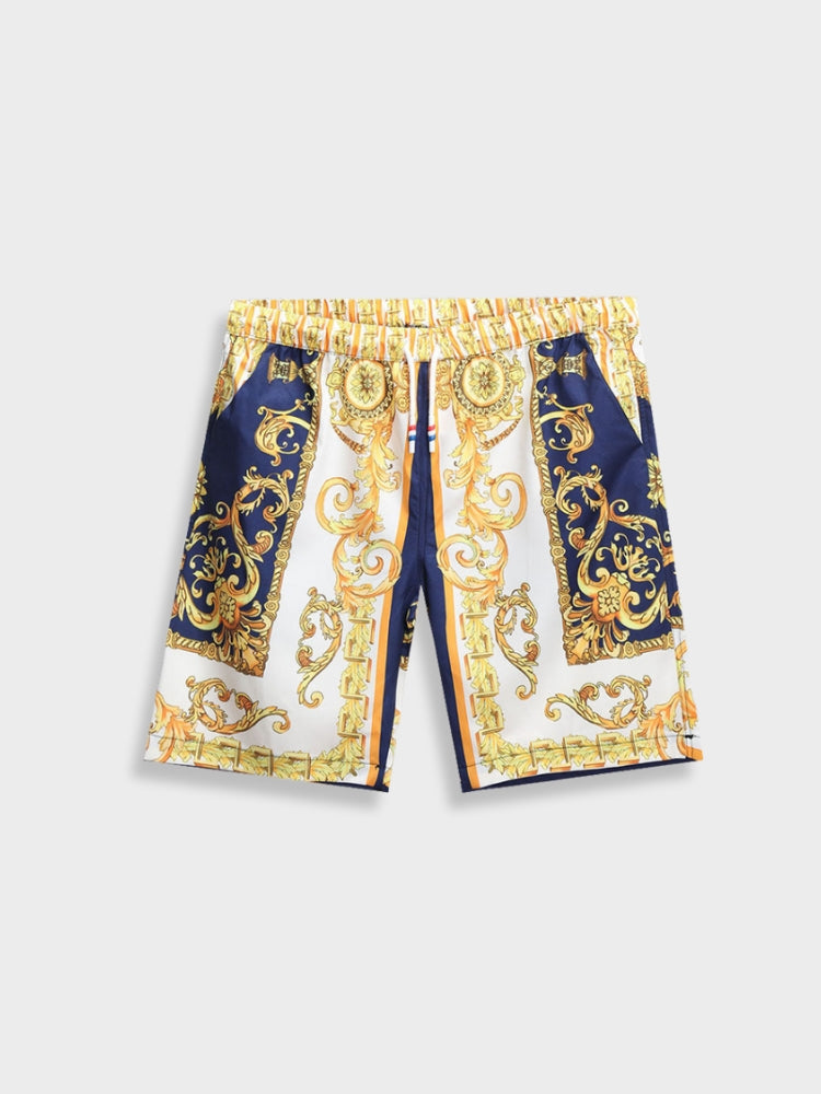 Two-Piece Set | Short Sleeve | Button-Up | Co-Ord Set | Men's Summer Clothes-Baroque Summer Set-Chaps London-Chaps London