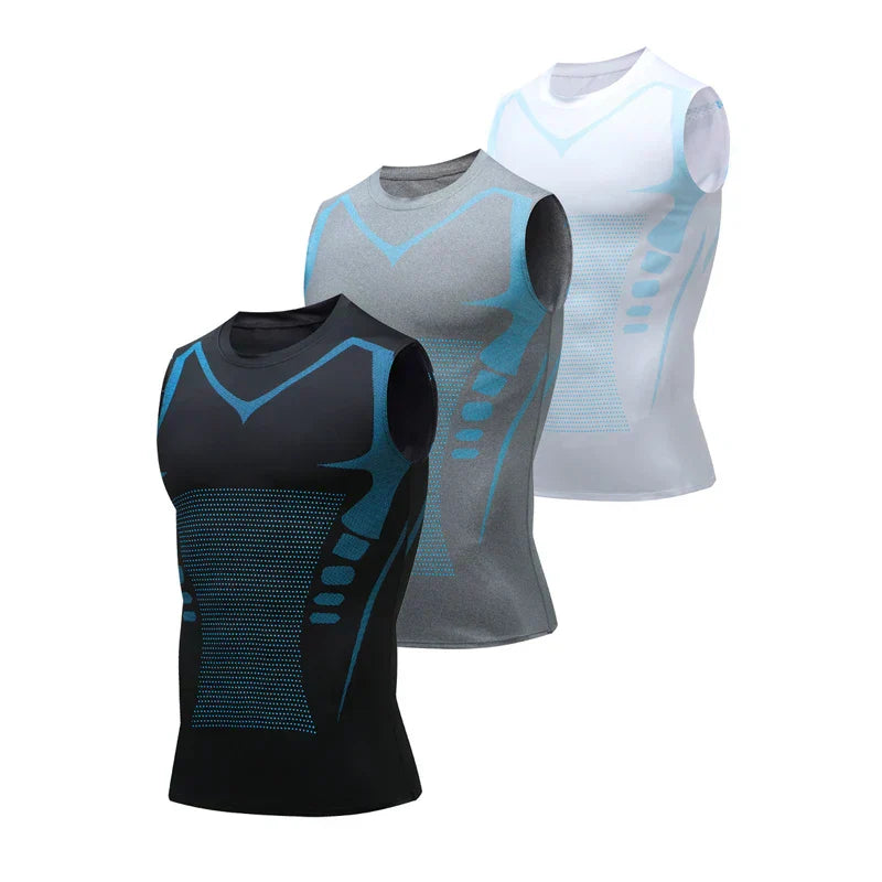 Vest Top - Men's Sleeveless Slim Fit Workout-Men's Top-Chaps London-Chaps London