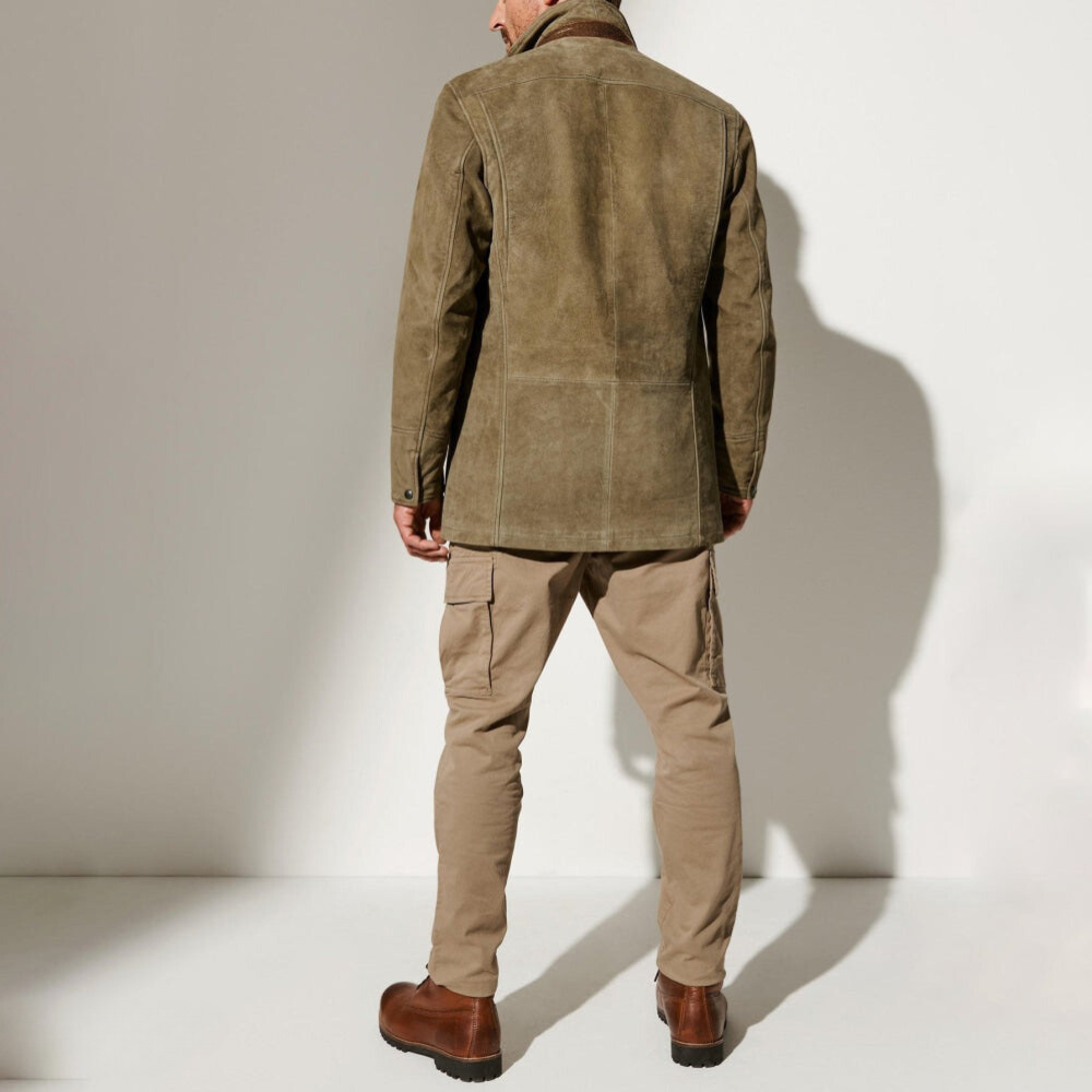 Vintage Jacket - Retro - Casual - Suede Jacket - Men's Jacket -Men Jackets-Chaps London-Chaps London