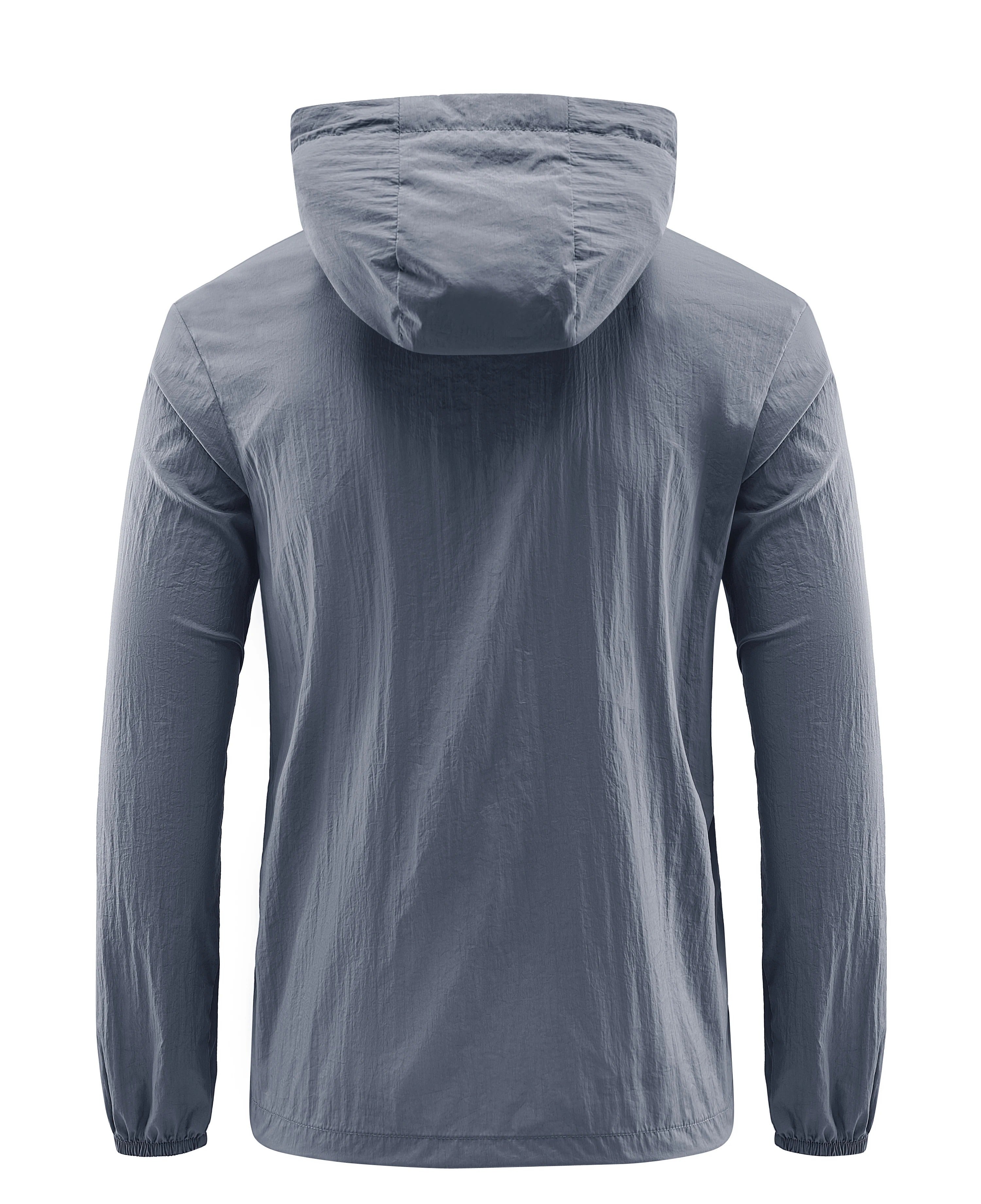 Waterproof Jacket - Men's Lightweight Hooded Windbreaker-Men's Waterproof Running Jacket-Chaps London-Chaps London