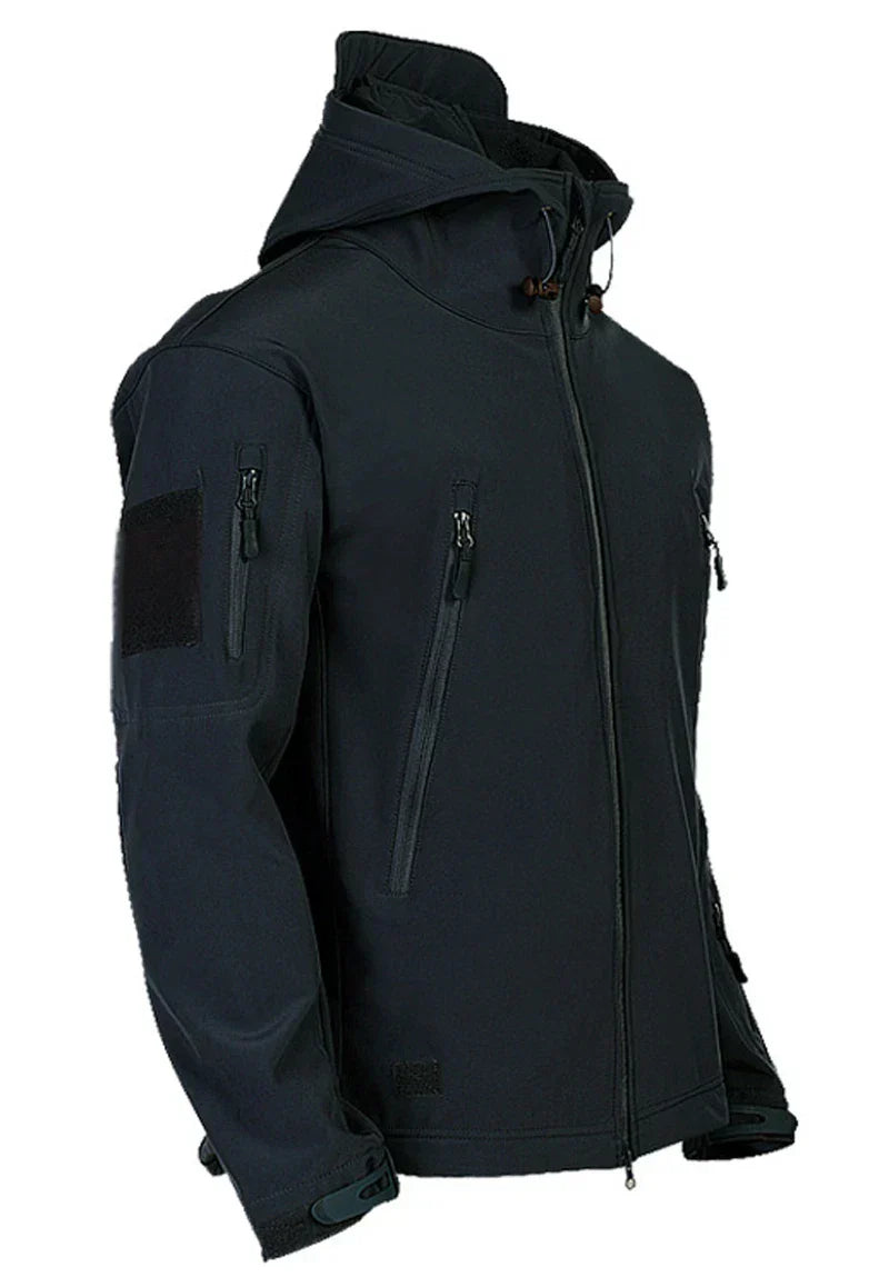 Waterproof Rain Jacket - Hooded Tactical Men's Windbreaker-Men's Windbreaker Jacket-Chaps London-Chaps London