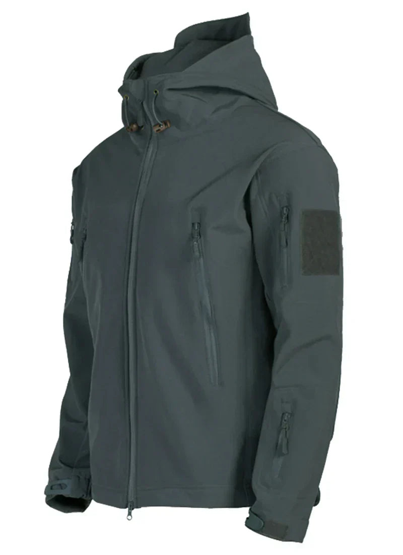 Waterproof Rain Jacket - Hooded Tactical Men's Windbreaker-Men's Windbreaker Jacket-Chaps London-Chaps London