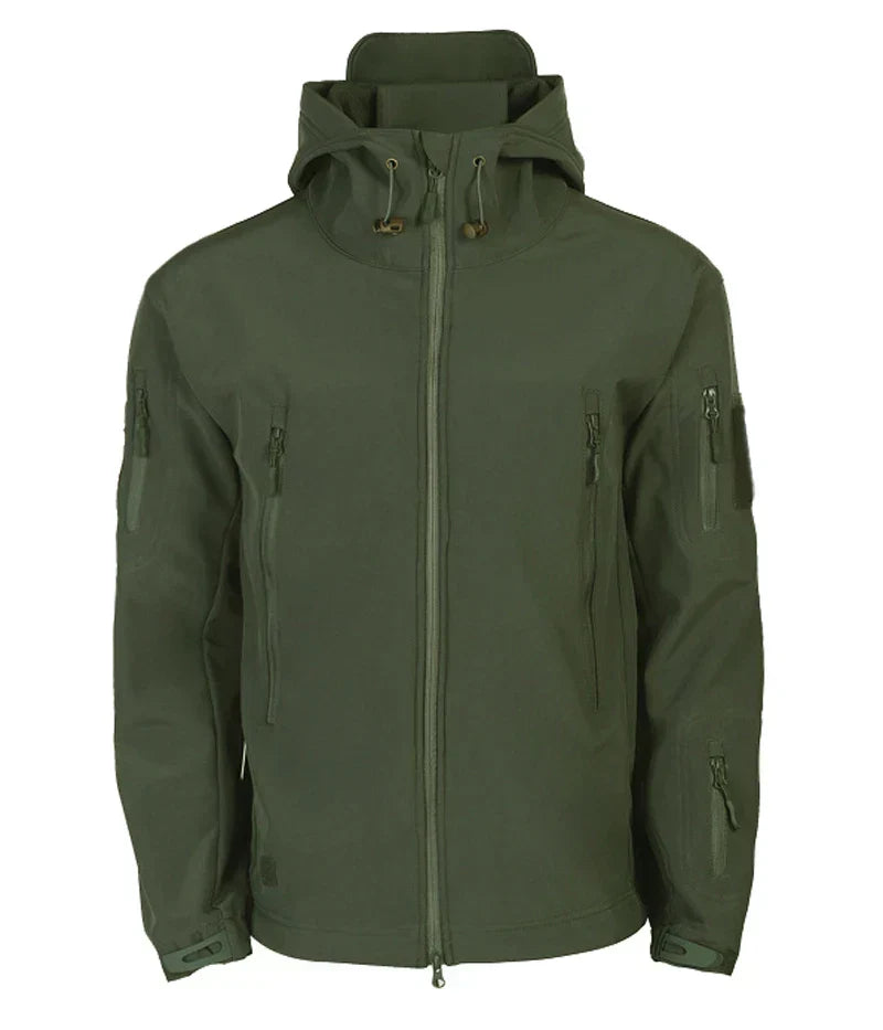Waterproof Rain Jacket - Hooded Tactical Men's Windbreaker-Men's Windbreaker Jacket-Chaps London-Chaps London