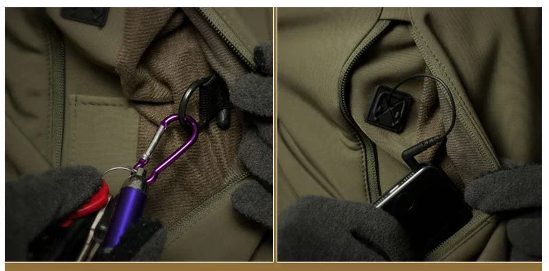 Waterproof Rain Jacket - Hooded Tactical Men's Windbreaker-Men's Windbreaker Jacket-Chaps London-Chaps London