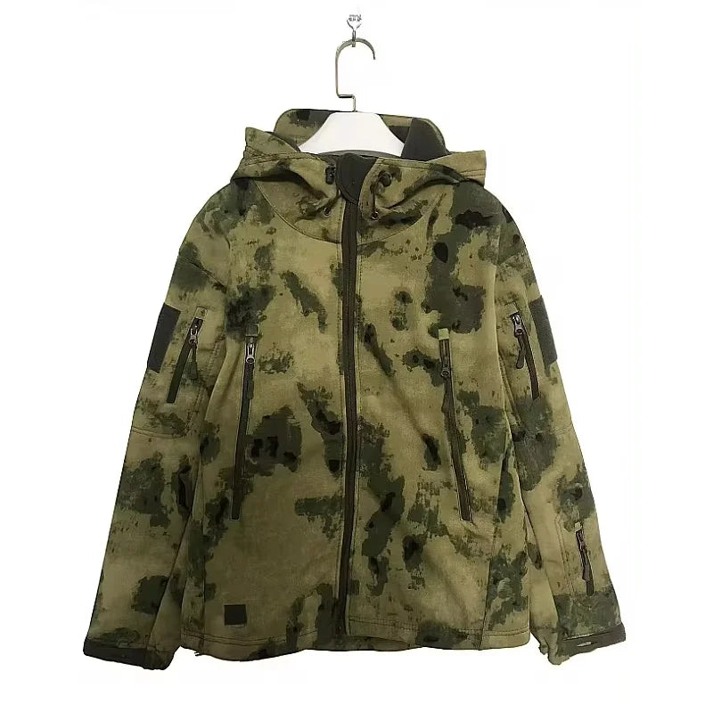 Waterproof Rain Jacket - Hooded Tactical Men's Windbreaker-Men's Windbreaker Jacket-Chaps London-Jungle Green-S-Chaps London