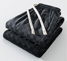 Wide Leg Joggers | Elastic Waist | Plaid | Loose Fit Pants | Men's Joggers-Chaps London-Chaps London
