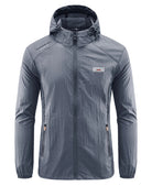 Windbreaker Jacket | Hooded | Lightweight | Waterproof Jacket Running | Men's Jacket-Men's Waterproof Running Jacket-Chaps London-Dark Gray-M-Chaps London