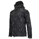 Windbreaker Jacket | Hooded | Tactical | Outdoor Jacket | Waterproof Men's Rain Jacket-Men's Windbreaker Jacket-Chaps London-Black/Gray-Camouflage-S-Chaps London