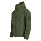 Windbreaker Jacket | Hooded | Tactical | Outdoor Jacket | Waterproof Men's Rain Jacket-Men's Windbreaker Jacket-Chaps London-Green-S-Chaps London