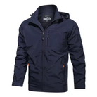 Windbreaker Jacket - Men's Hooded Waterproof Outdoor Jacket -Windbreaker Jacket-Chaps London-Navy Blue-S-Chaps London
