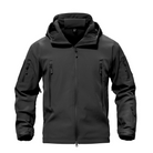 Windbreaker Jacket - Men's Waterproof Tactical Outdoor-Windbreakers-Chaps London-Black-XS-Chaps London