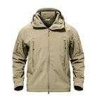 Windbreaker Jacket - Men's Waterproof Tactical Outdoor-Windbreakers-Chaps London-Khaki-XS-Chaps London