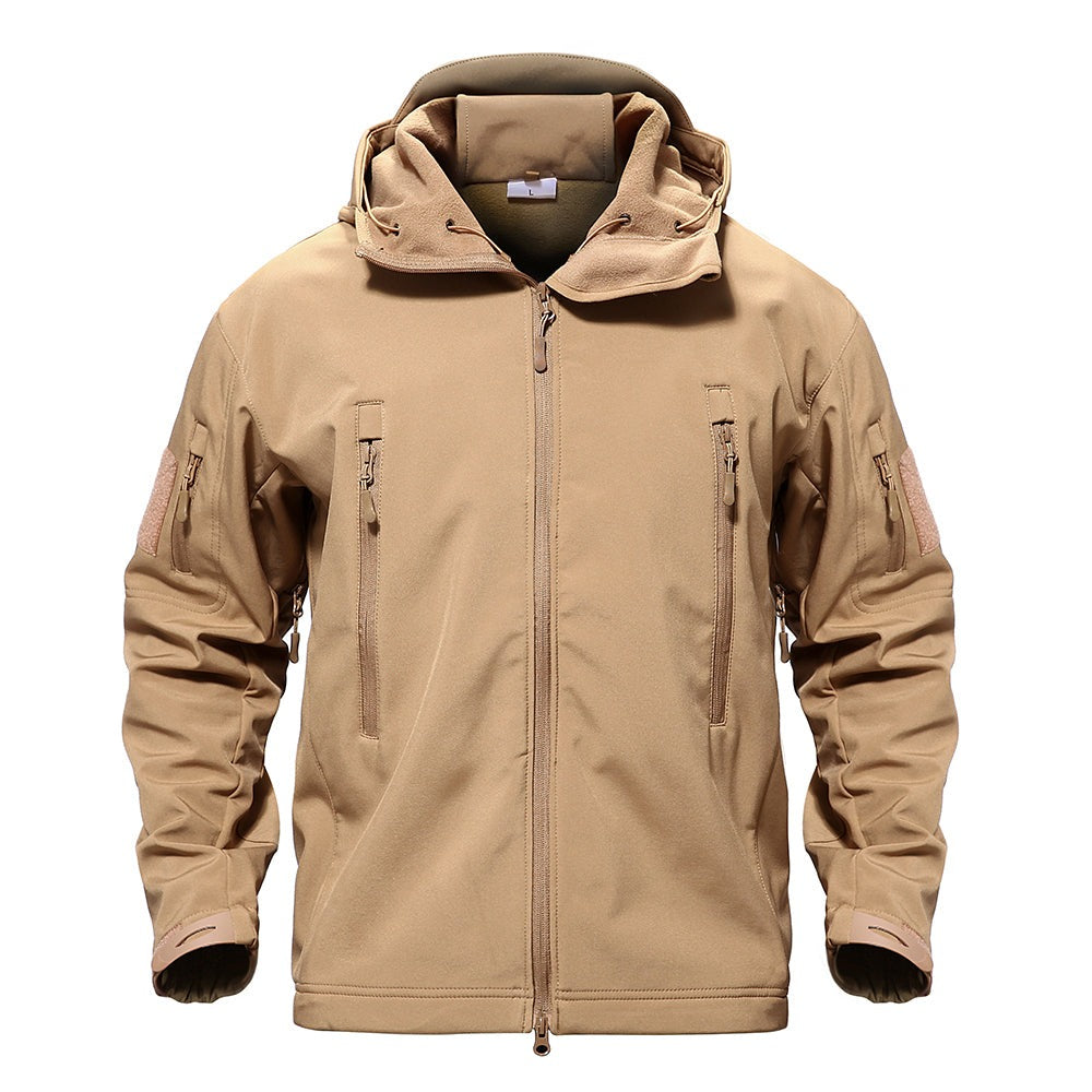 Windbreaker Jacket - Men's Waterproof Tactical Outdoor-Windbreakers-Chaps London-Sand-XS-Chaps London