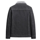 Winter Denim Jacket - Warm - Zip-Up - Fleece Lined Jacket - Men's Jacket-Jackets-Chaps London-Chaps London