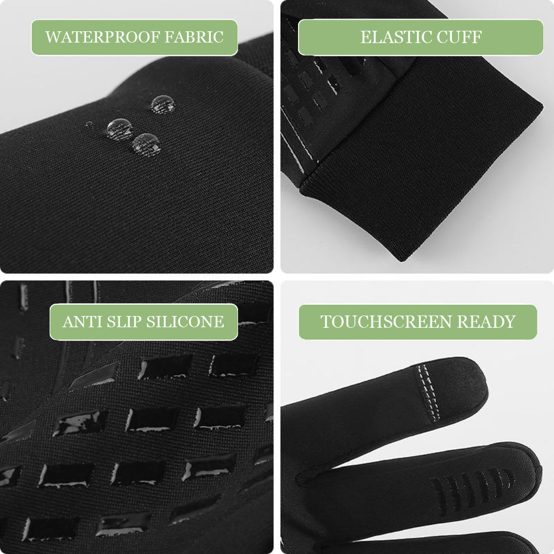 Winter Gloves - Men's Fleece Lined Touchscreen-Men's Gloves-Chaps London-Chaps London