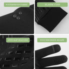 Winter Gloves - Men's Fleece Lined Touchscreen-Men's Gloves-Chaps London-Chaps London