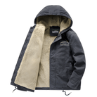 Winter Jacket | Hooded | Fleece Lined | Snow Jacket | Men's Winter Coat-Men’s Winter Jacket-Chaps London-Black-Blue-S-Chaps London