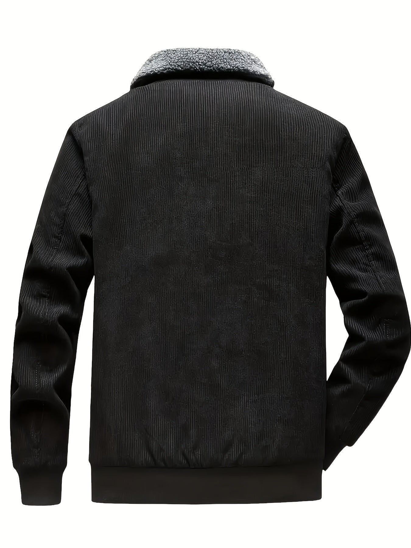 Winter Jacket | Zip-Up | Corduroy | Fleece Lined Jacket | Men's Jacket-Jackets-Chaps London-Chaps London